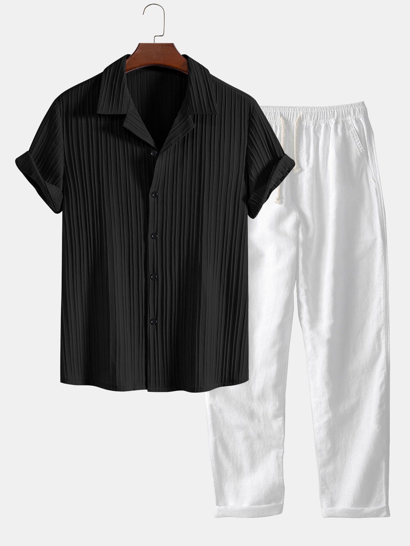 QUIET LUXURY SHORT-SLEEVED SET – PALAWAN