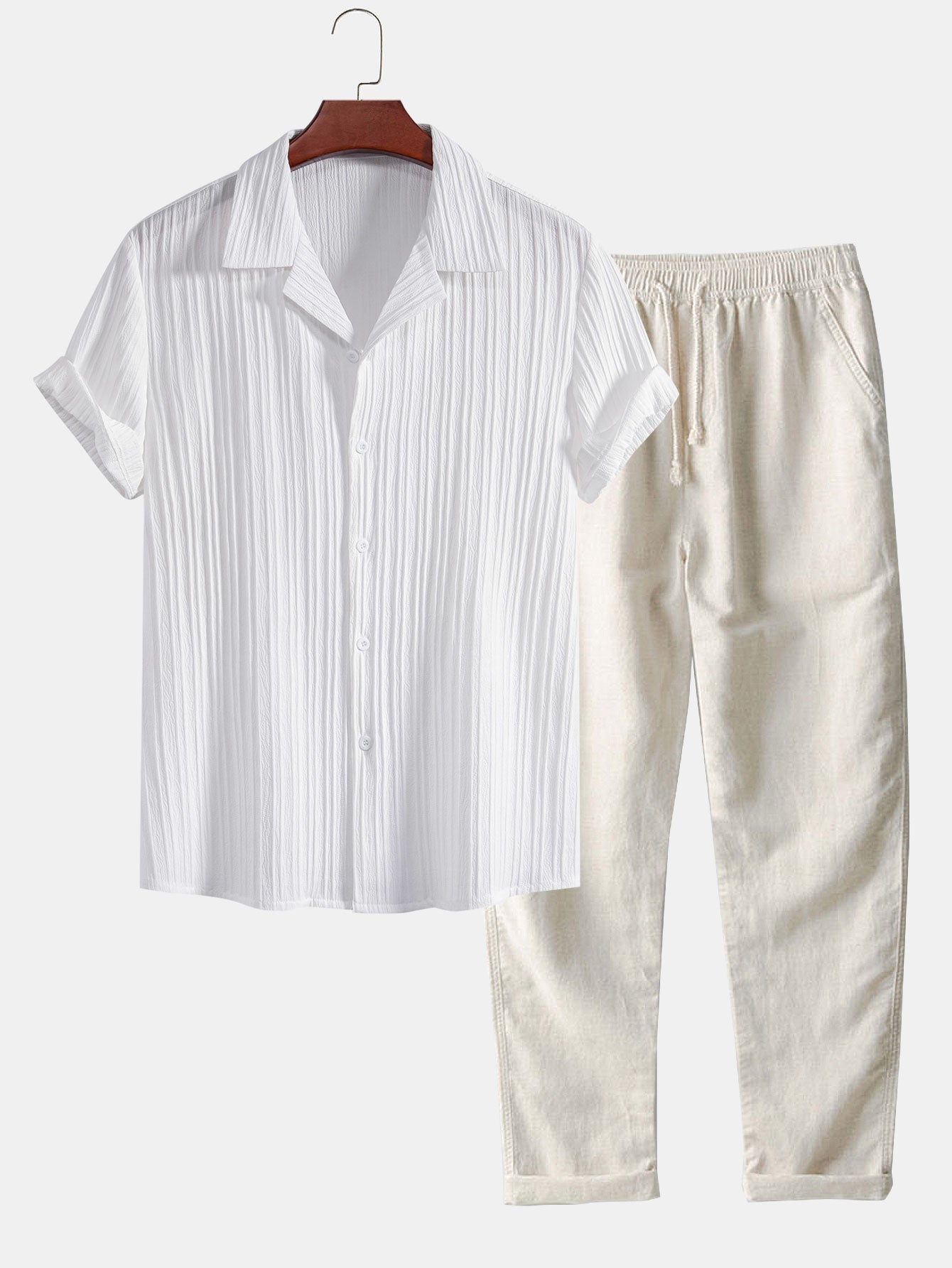 QUIET LUXURY SHORT-SLEEVED SET – PALAWAN