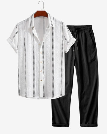 SUMMER OUTFIT - STRIPED JACQUARD
