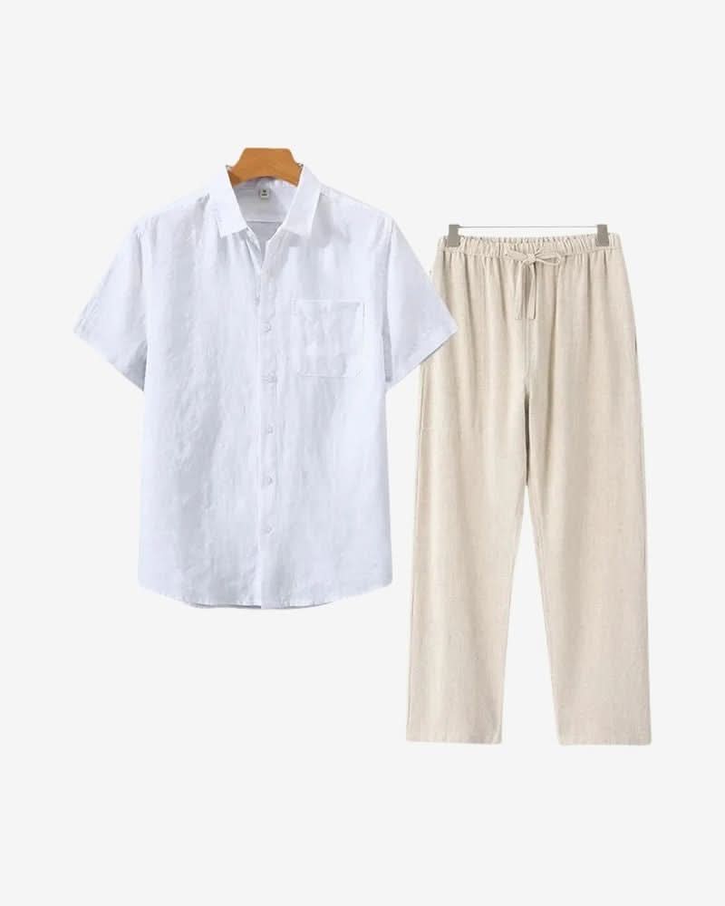 OLD MONEY OUTFIT – LINEN COMBO
