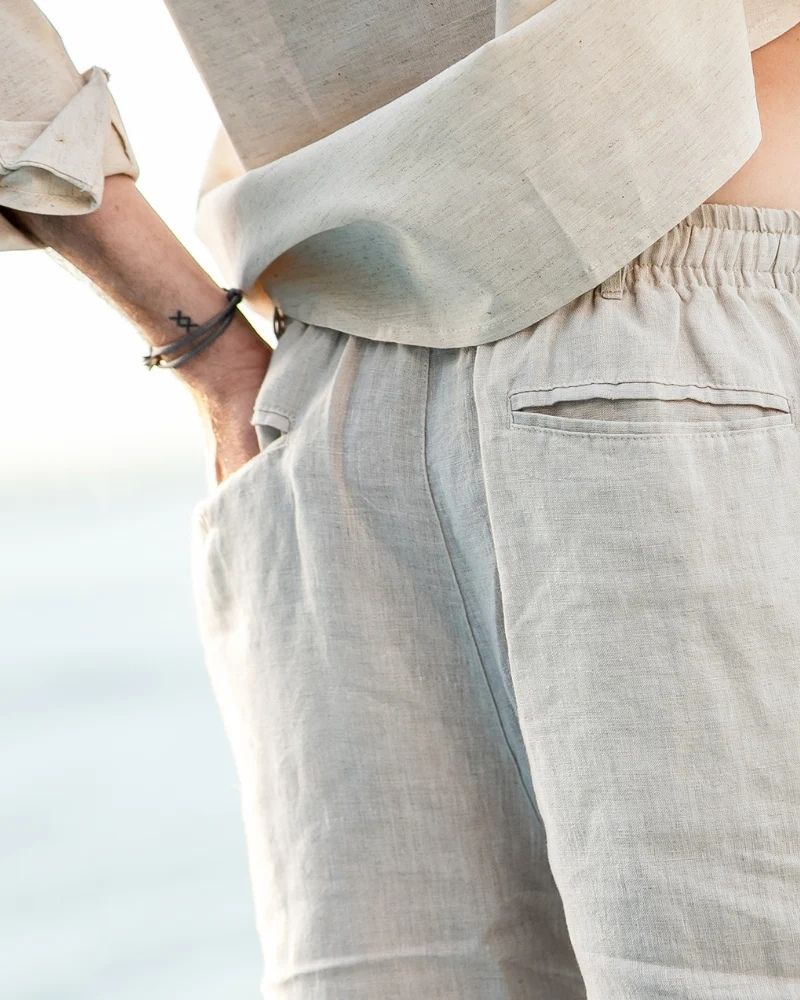 OLD MONEY OUTFIT – LINEN SHORTS COMBO