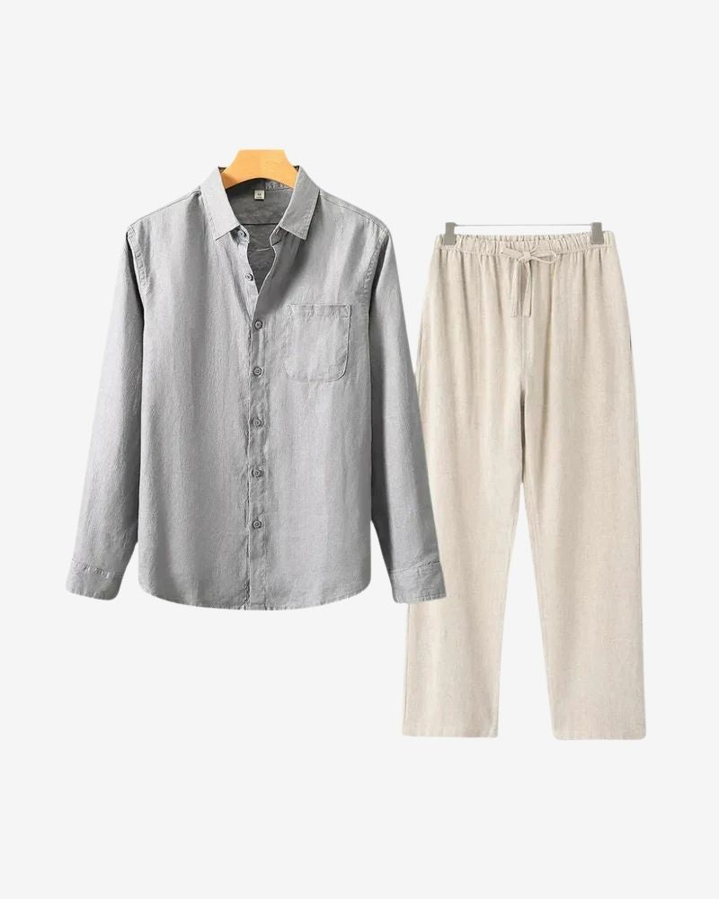 OLD MONEY LINEN SET – LONG SLEEVE