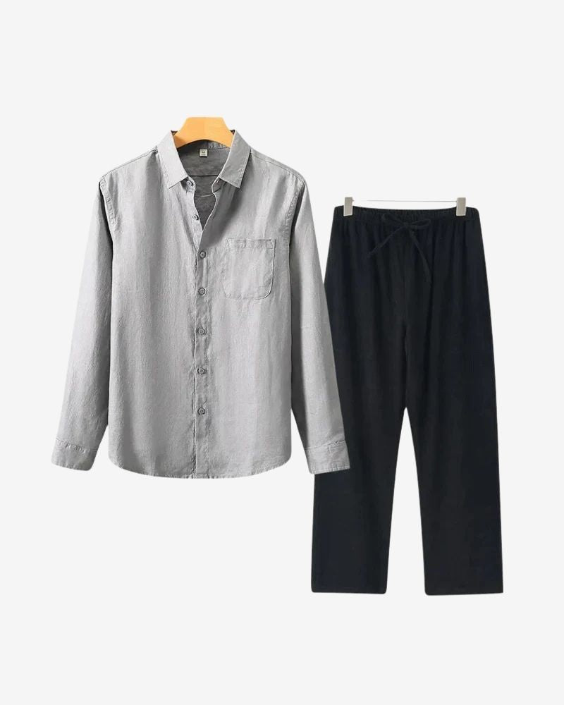 OLD MONEY LINEN SET – LONG SLEEVE