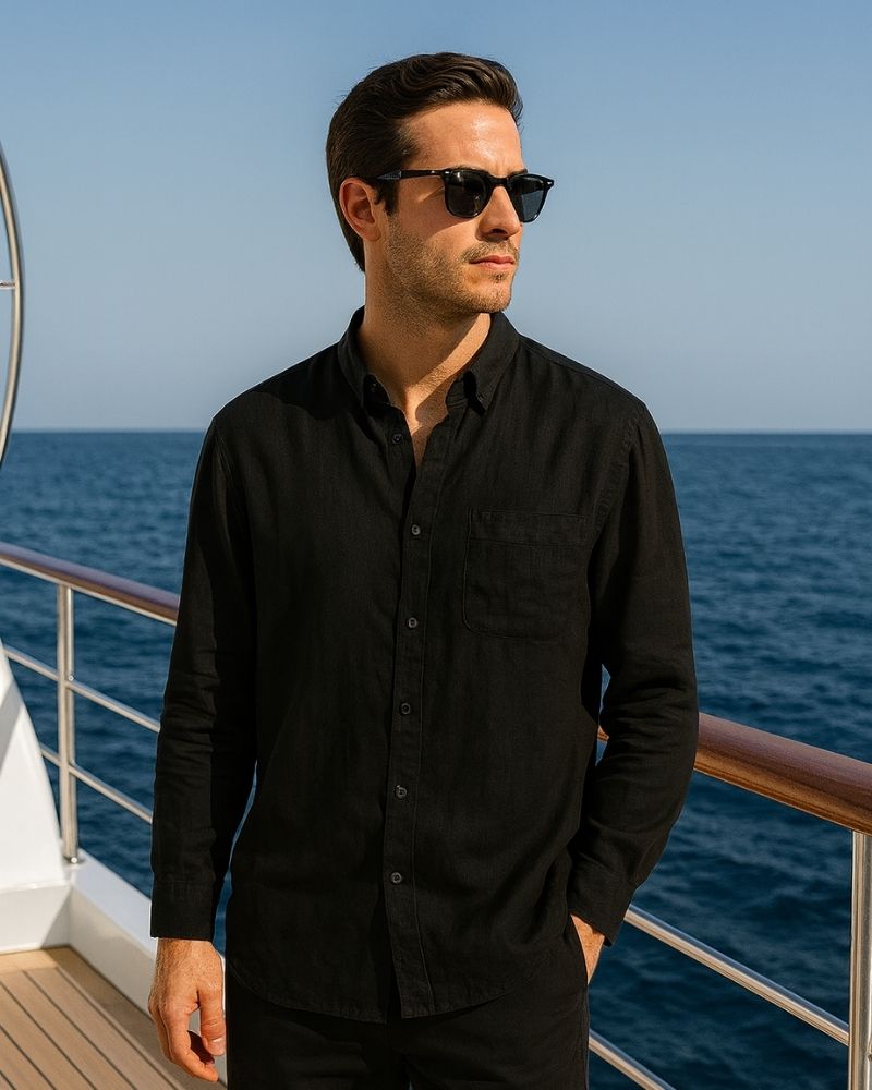 TIMELESS LINEN SHIRT – PORTOFINO
