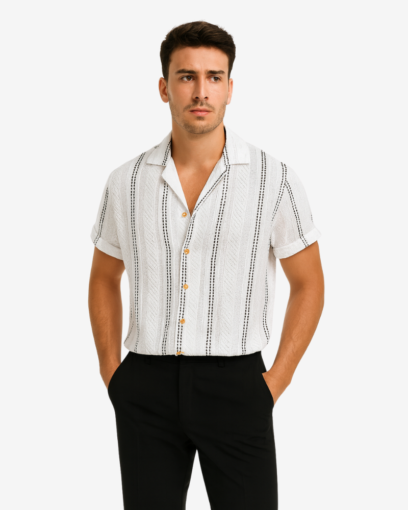OLD MONEY OUTFIT – STRIPED JACQUARD