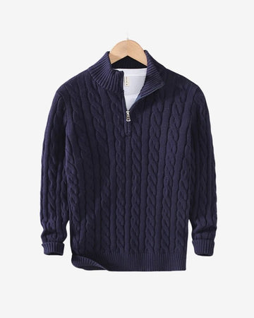 TAEBAEK ZIPPED SWEATER
