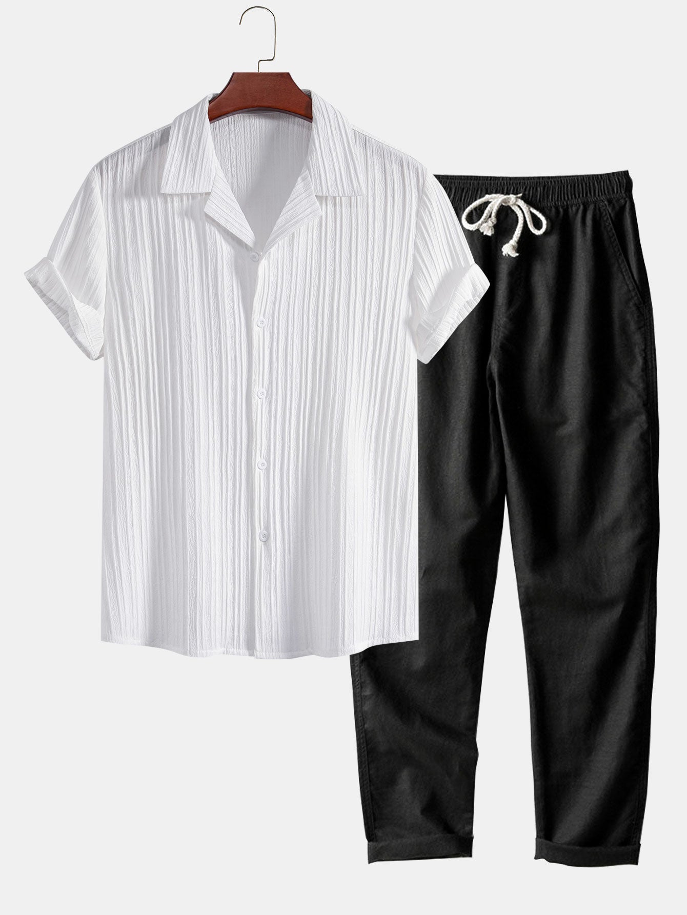 QUIET LUXURY SHORT-SLEEVED SET – PALAWAN