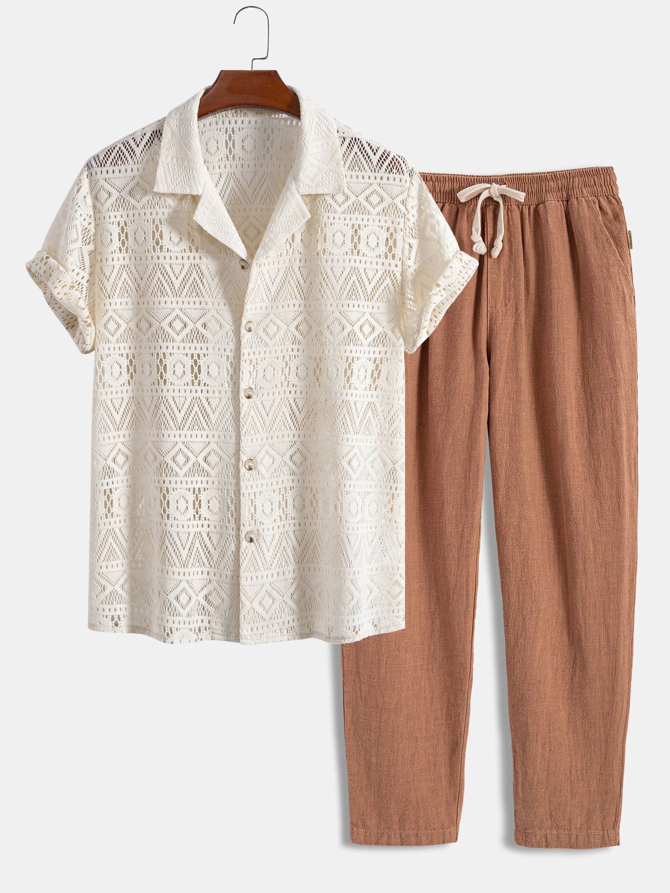 OLD MONEY SHORT-SLEEVED SET – SUCRE