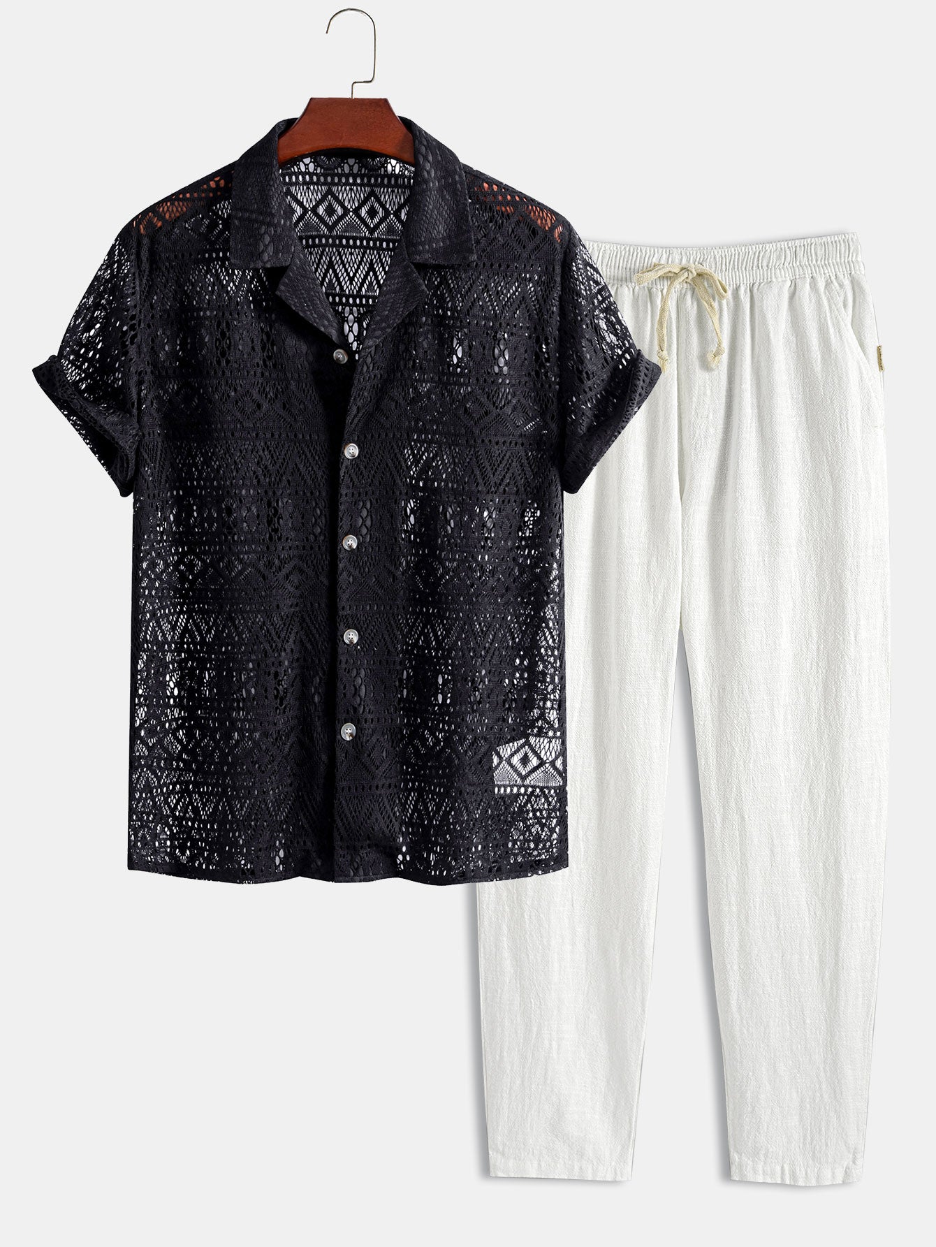 OLD MONEY SHORT-SLEEVED SET – SUCRE