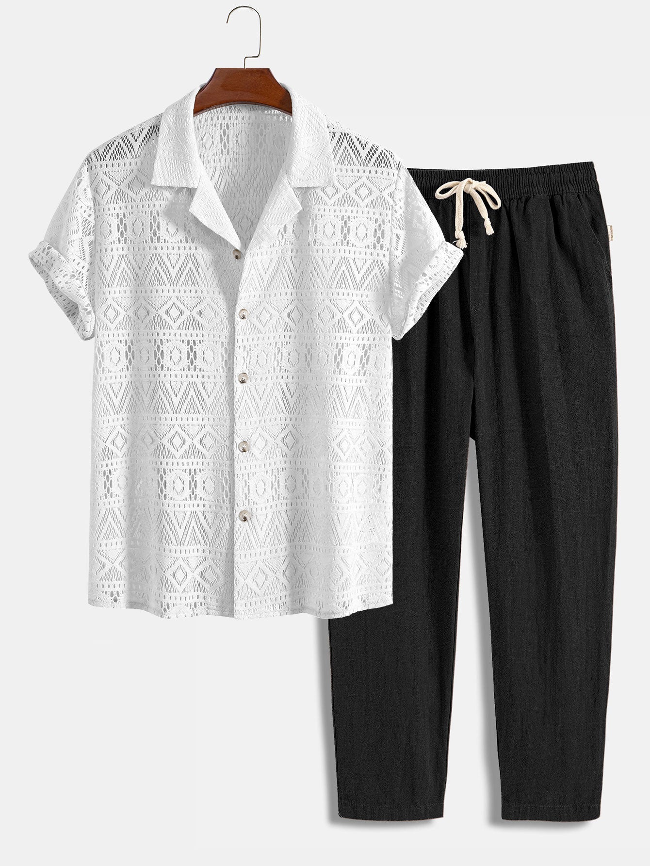 OLD MONEY SHORT-SLEEVED SET – SUCRE