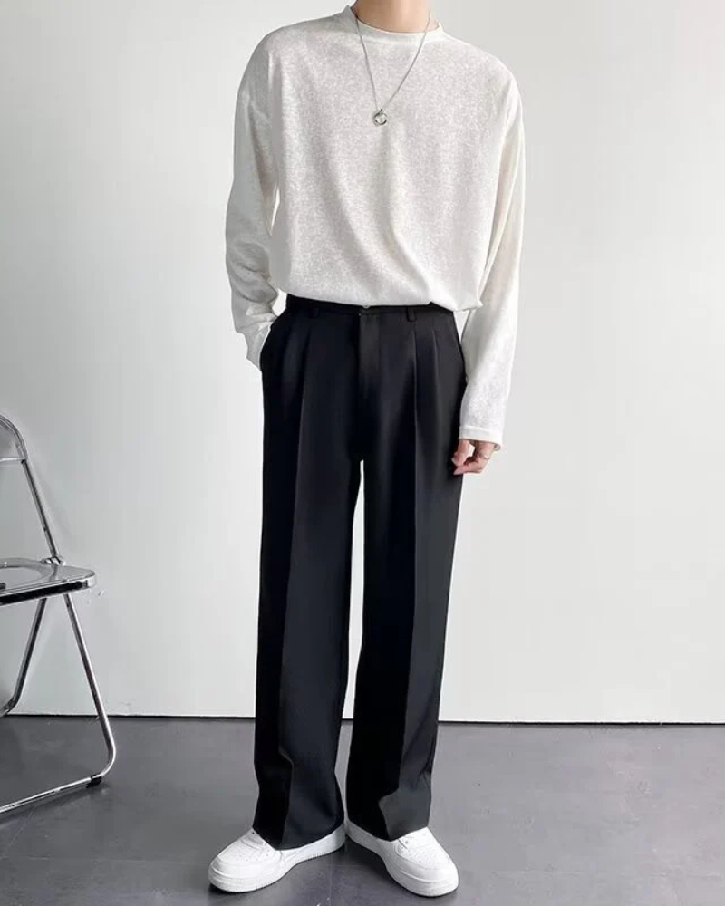 GUNSAN FITTED TROUSERS