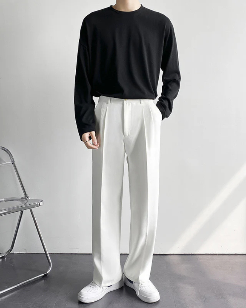 GUNSAN FITTED TROUSERS