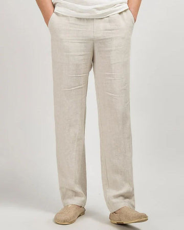 STRAIGHT LINEN PANTS