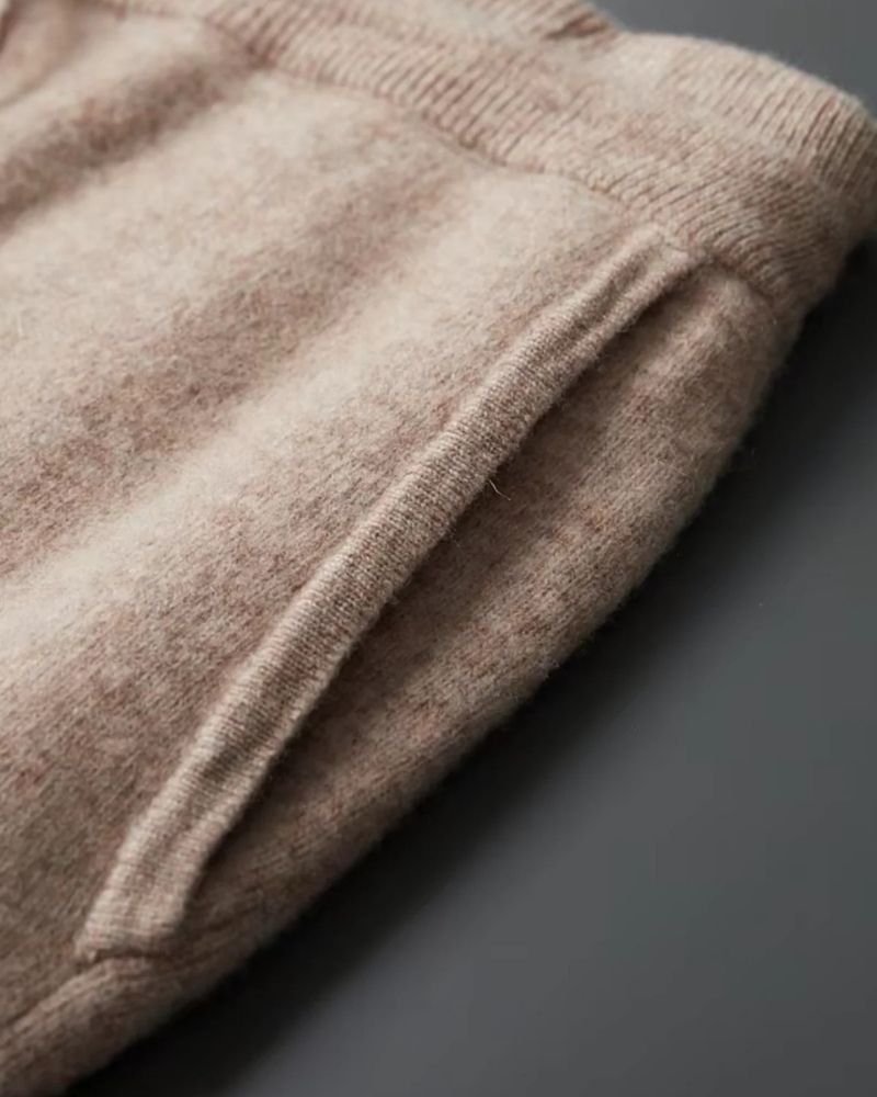 OLD MONEY PURE EXTRA-FINE MERINO WOOL TRACKSUIT SET
