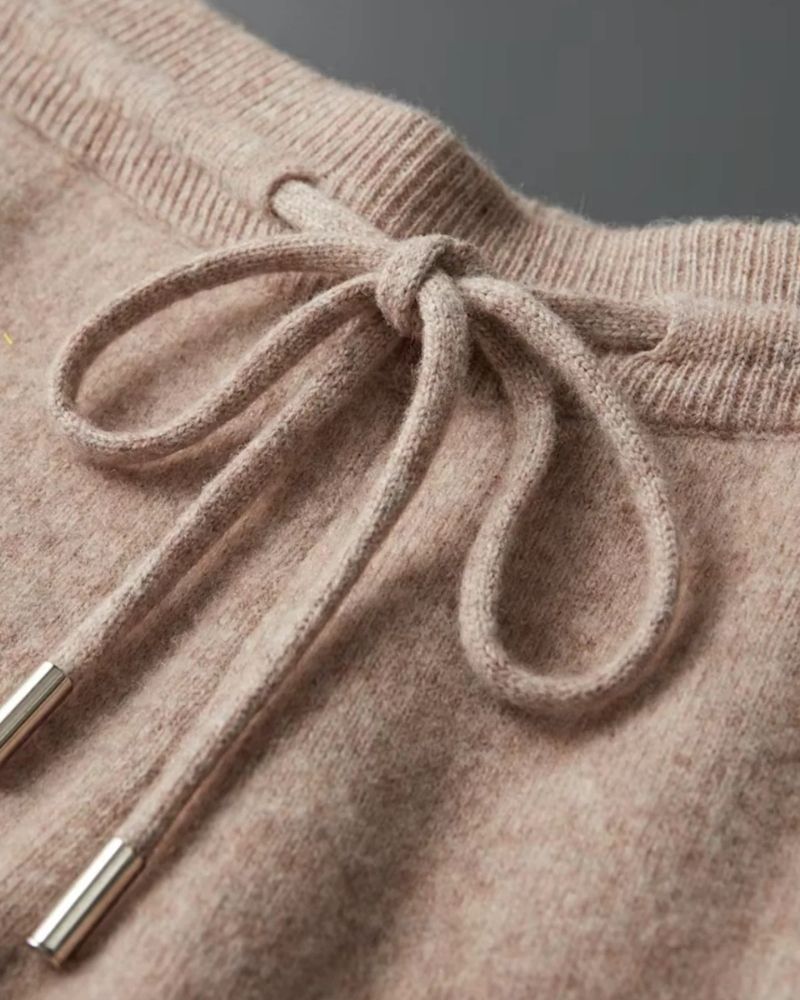 OLD MONEY PURE EXTRA-FINE MERINO WOOL TRACKSUIT SET
