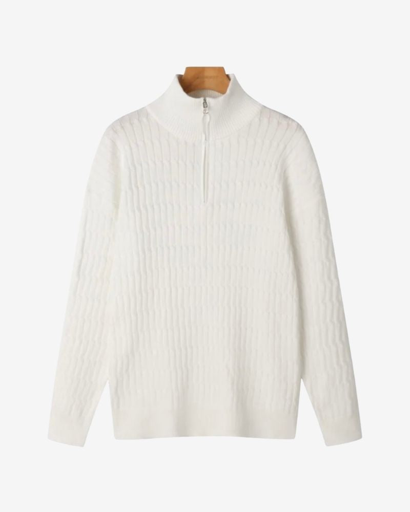 GWANGJU HALF ZIP SWEATER