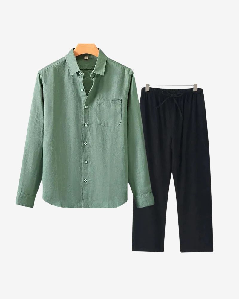 OLD MONEY LINEN SET – LONG SLEEVE