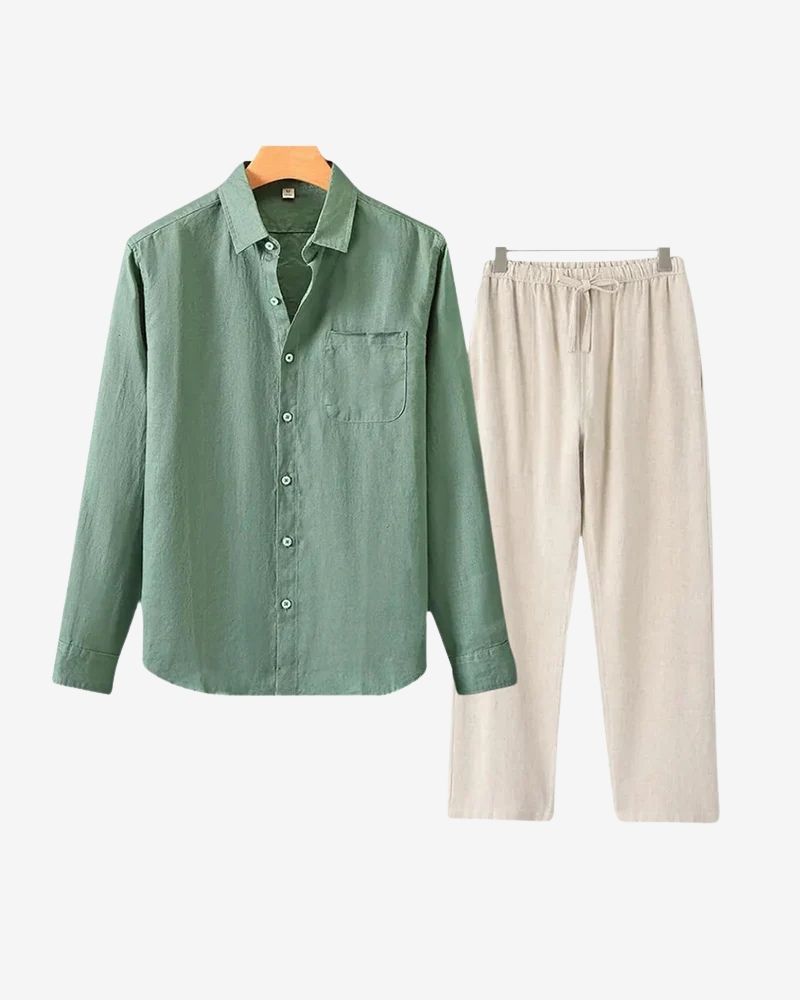 OLD MONEY LINEN SET – LONG SLEEVE