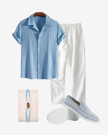 FIORANZO OUTFIT 4 PIECE - LIGHT BLUE