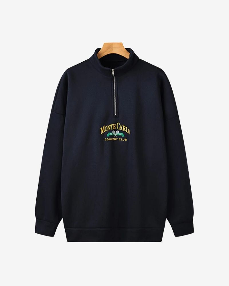 MONTE CARLO VINTAGE QUARTER ZIP