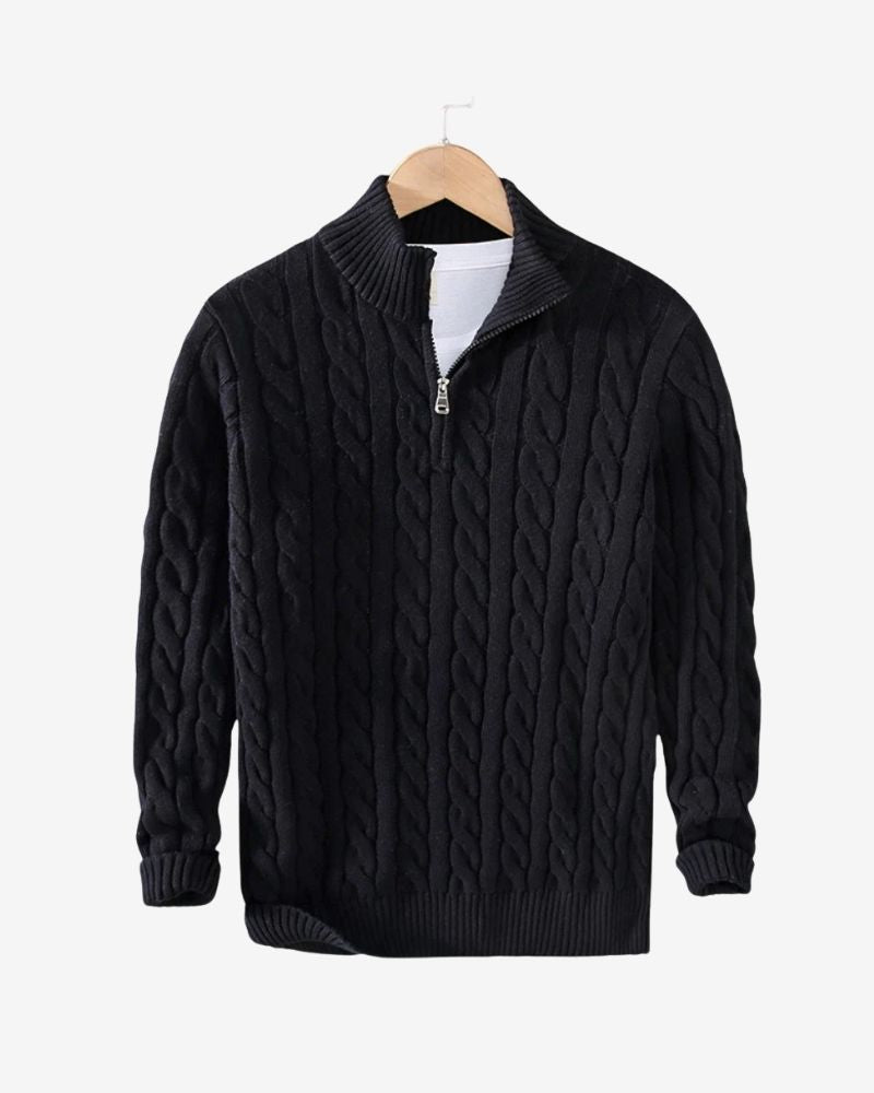 RIVIERA 3-PIECE JUMPER SET – BLACK ELEGANCE