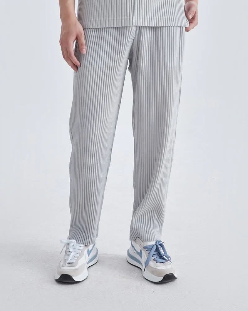 RIBBED COTTON PANTALON