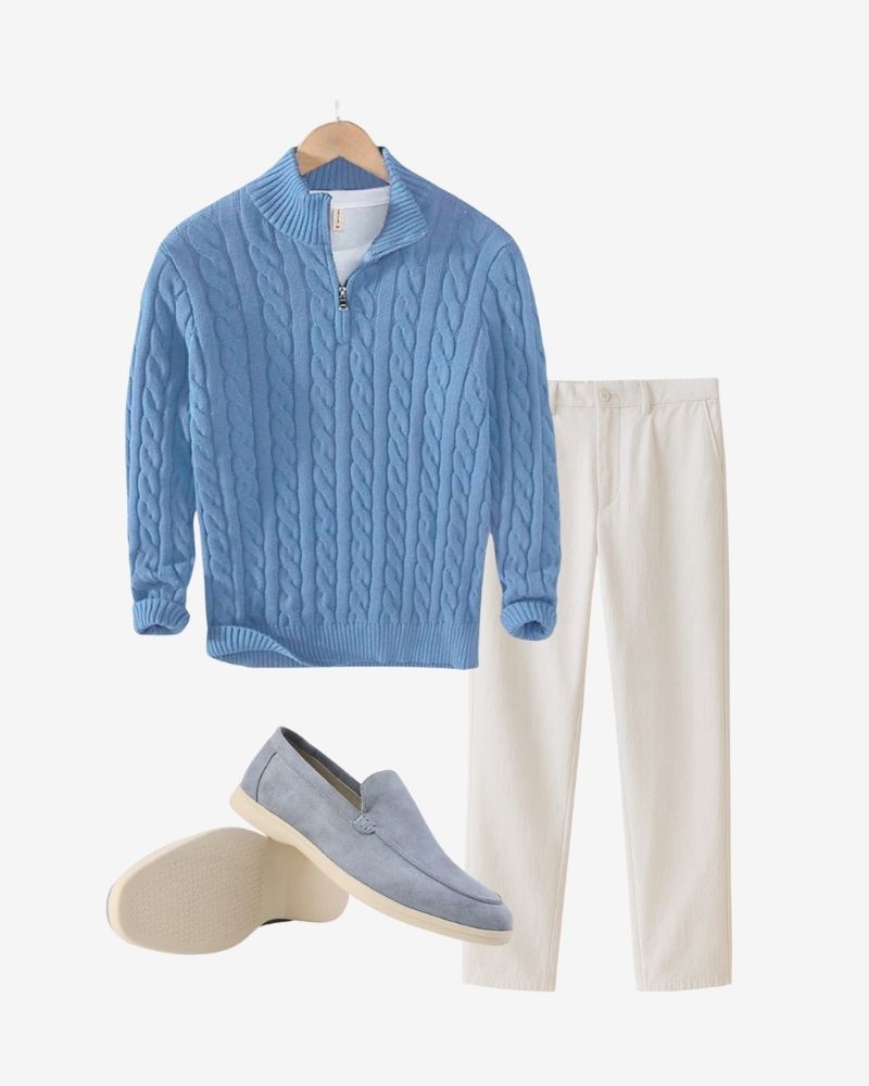 RIVIERA 3-PIECE JUMPER SET – BLUE ELEGANCE