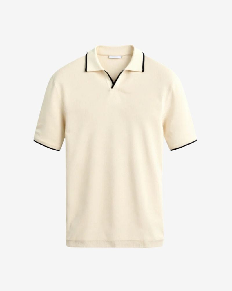 CONTRAST SLIM FITTED POLO