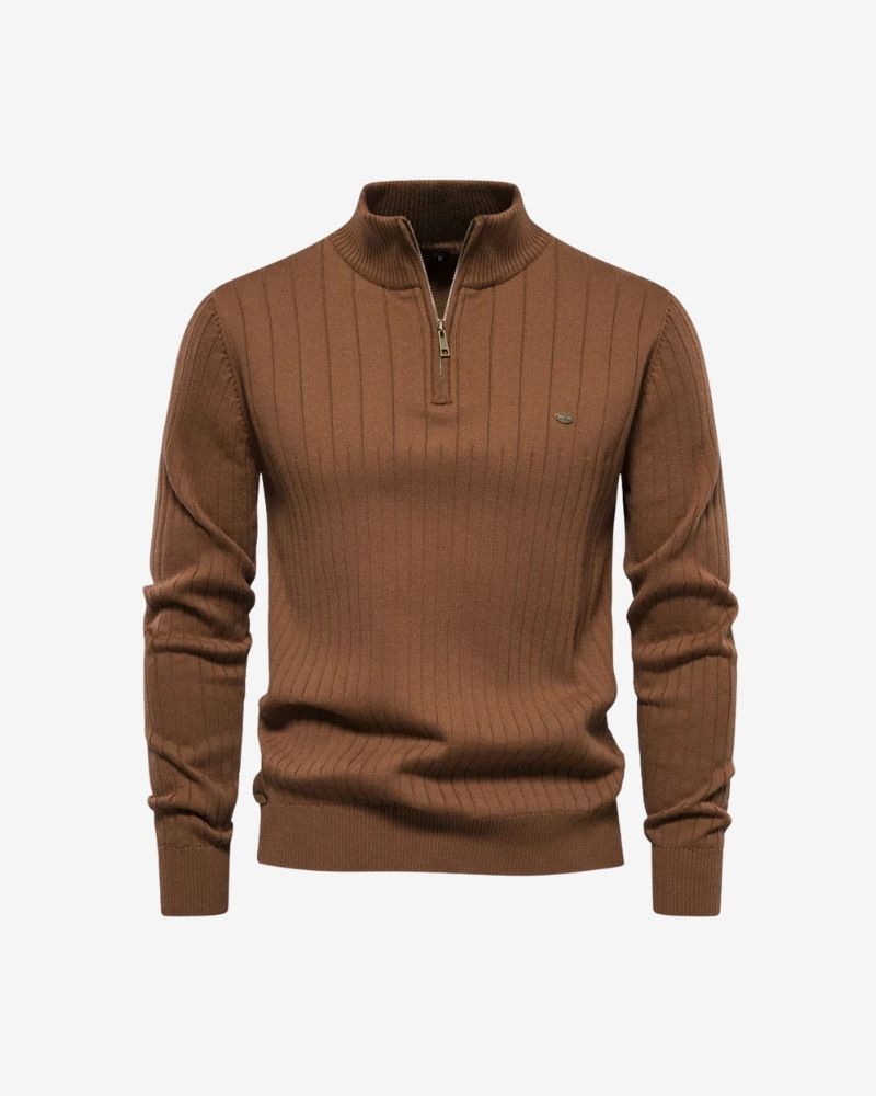 ZIPPER PULLOVER JUMPER