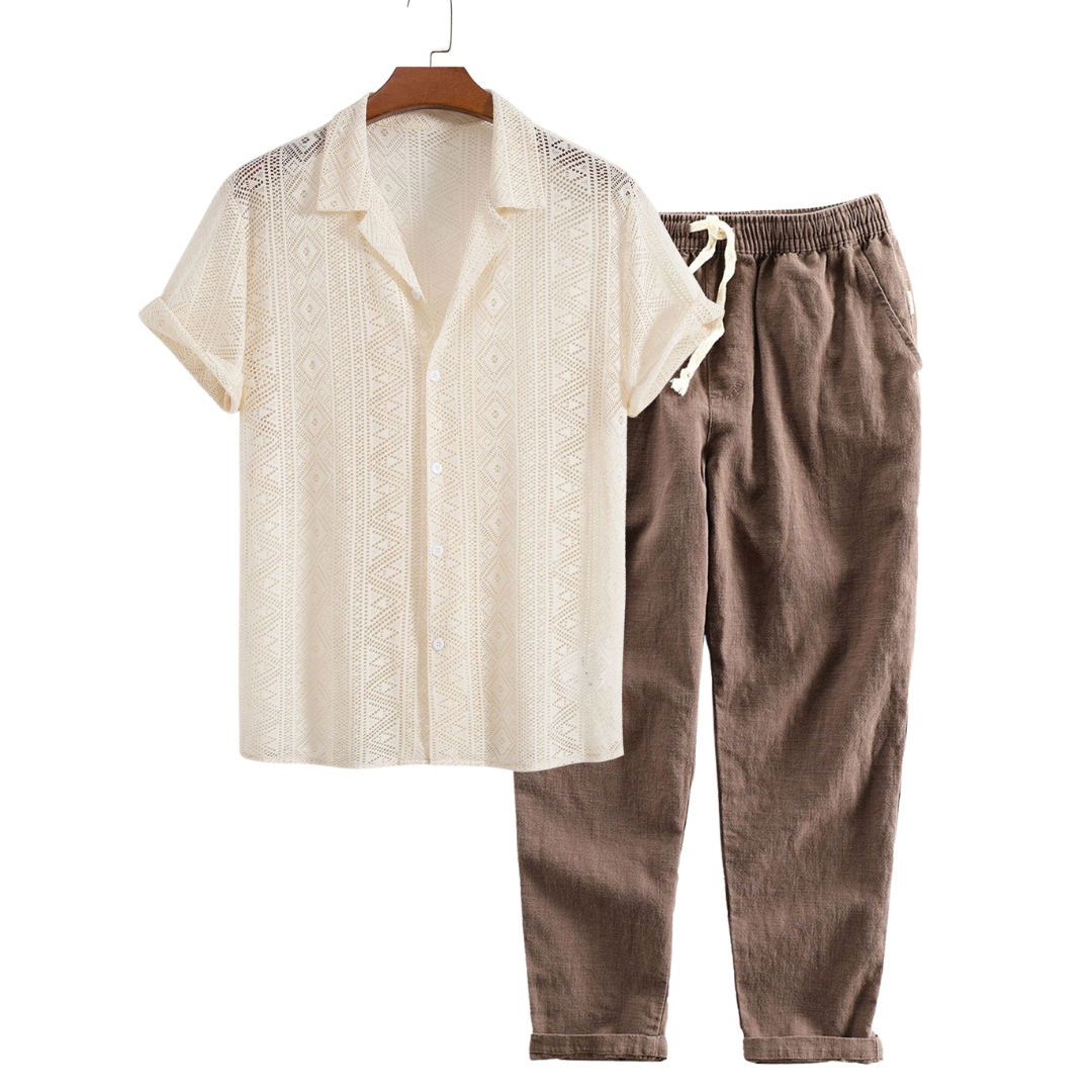 QUIET LUXURY SHORT-SLEEVED SET – MALÉ