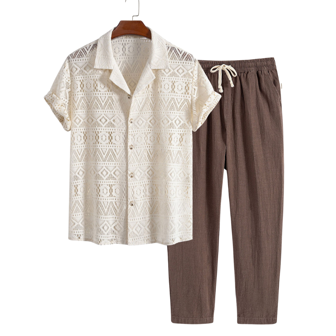 OLD MONEY SHORT-SLEEVED SET – SUCRE