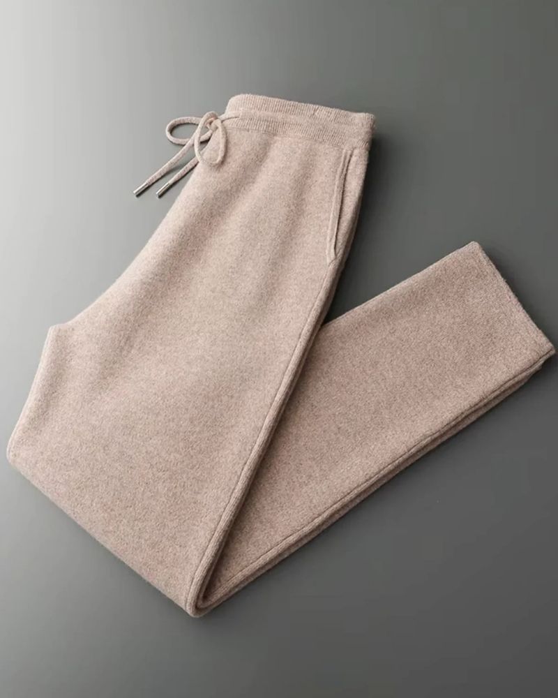 OLD MONEY PURE EXTRA-FINE MERINO WOOL TRACKSUIT SET