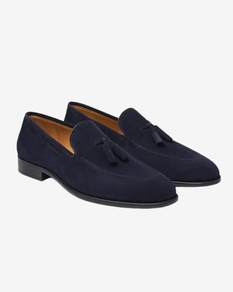 TASSEL SUEDE LOAFERS