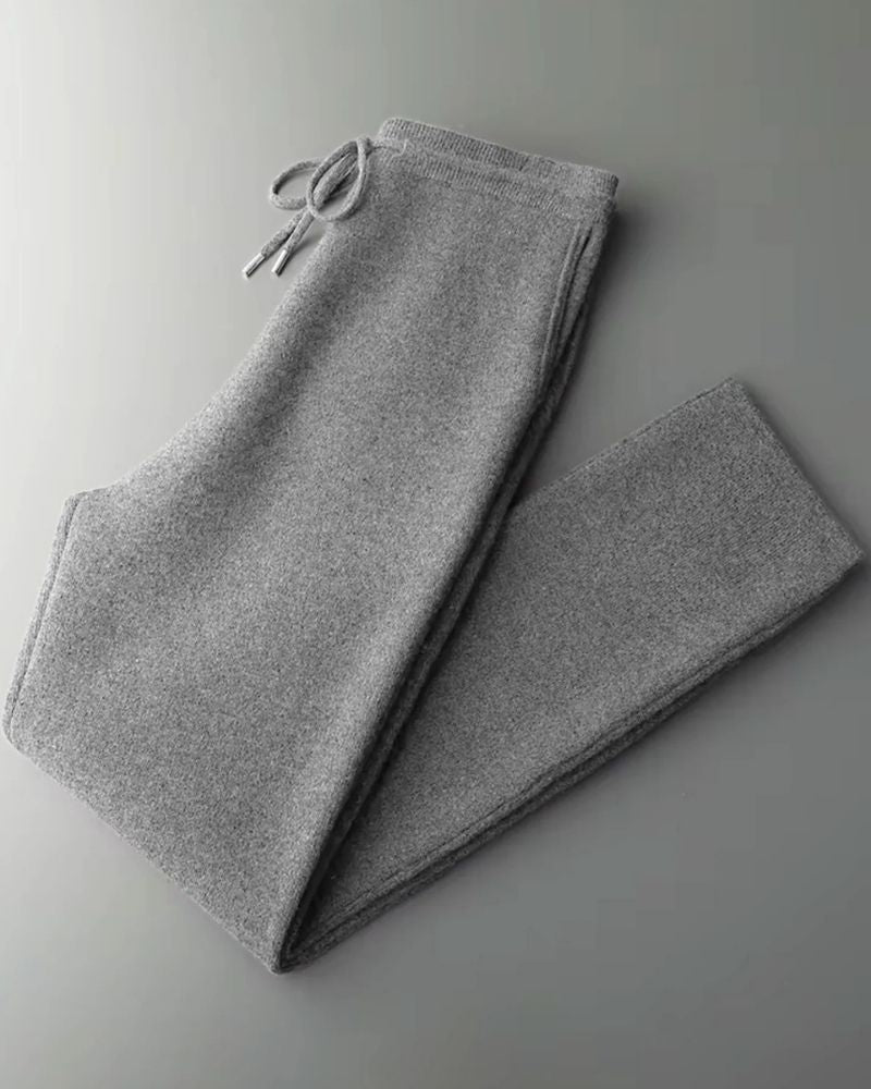 OLD MONEY PURE EXTRA-FINE MERINO WOOL TRACKSUIT SET