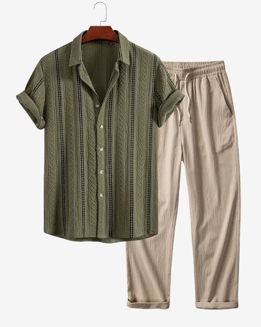 SUMMER OUTFIT - STRIPED JACQUARD