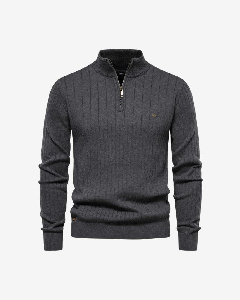 ZIPPER PULLOVER JUMPER