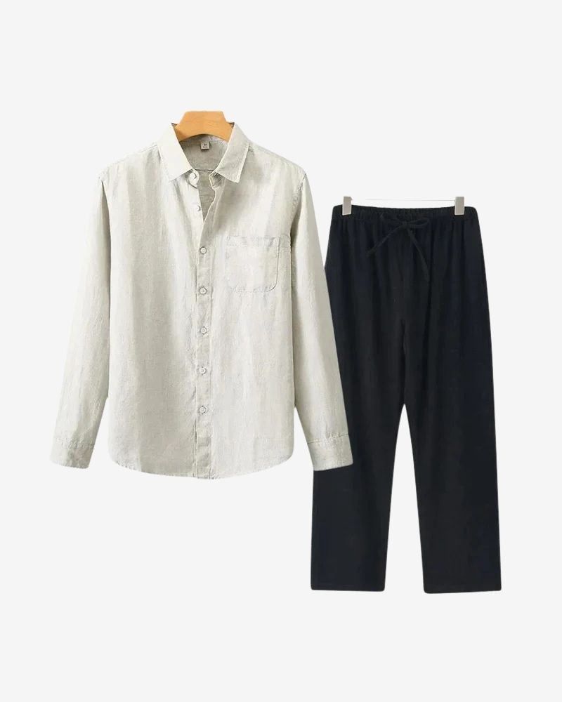 OLD MONEY LINEN SET – LONG SLEEVE