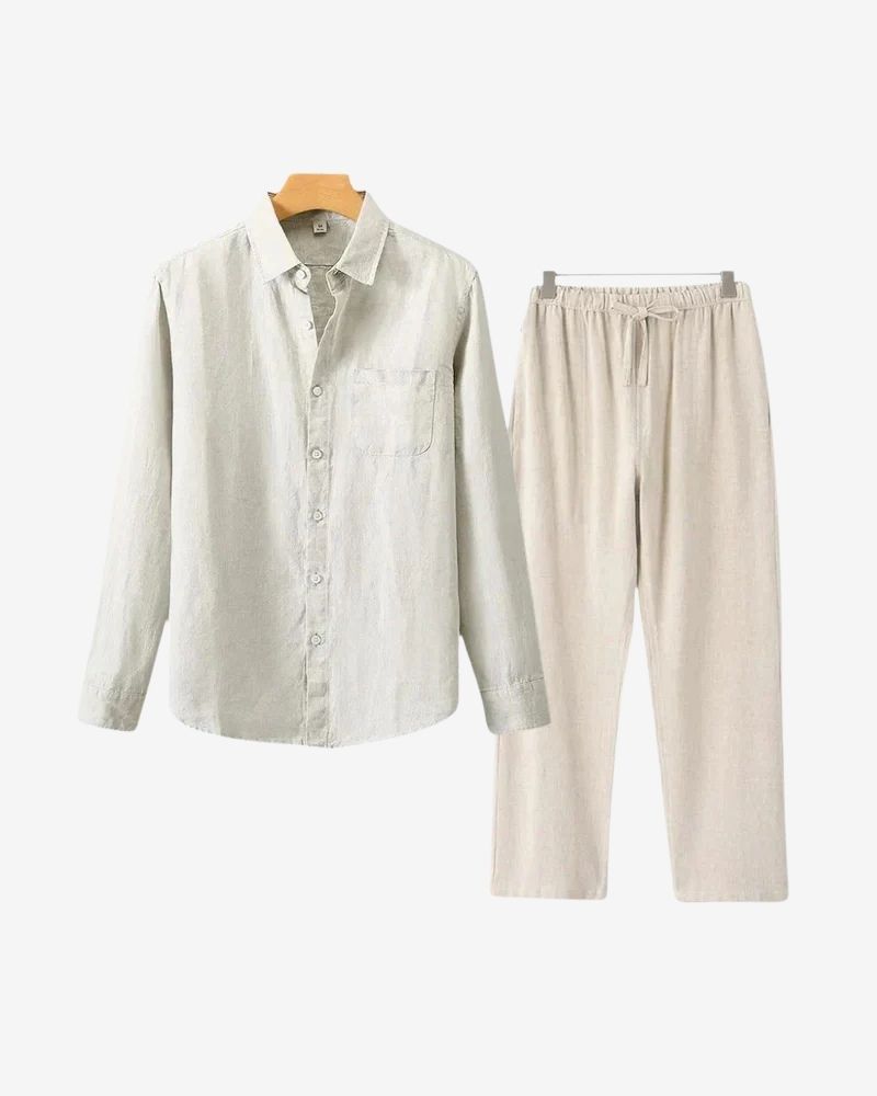 OLD MONEY LINEN SET – LONG SLEEVE