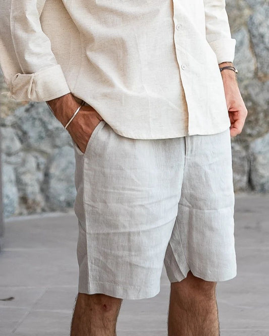 SUMMER OUTFIT - LINEN SHORTS COMBO