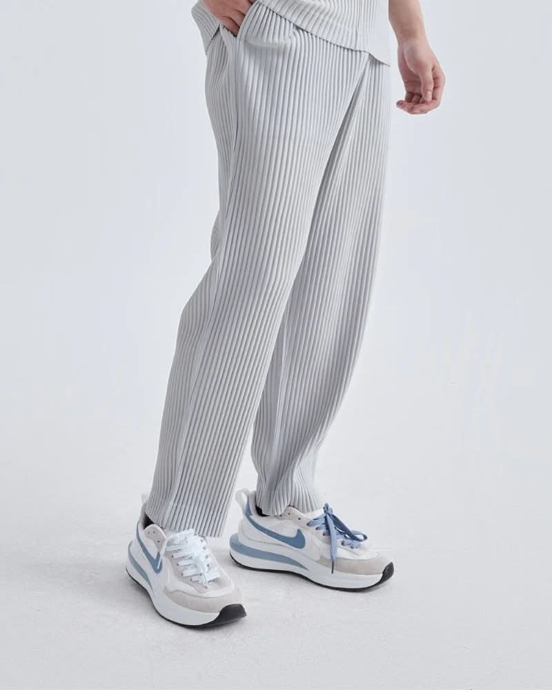 RIBBED COTTON PANTALON