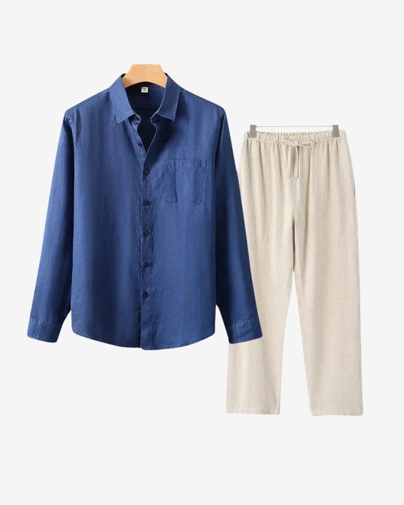 OLD MONEY LINEN SET – LONG SLEEVE