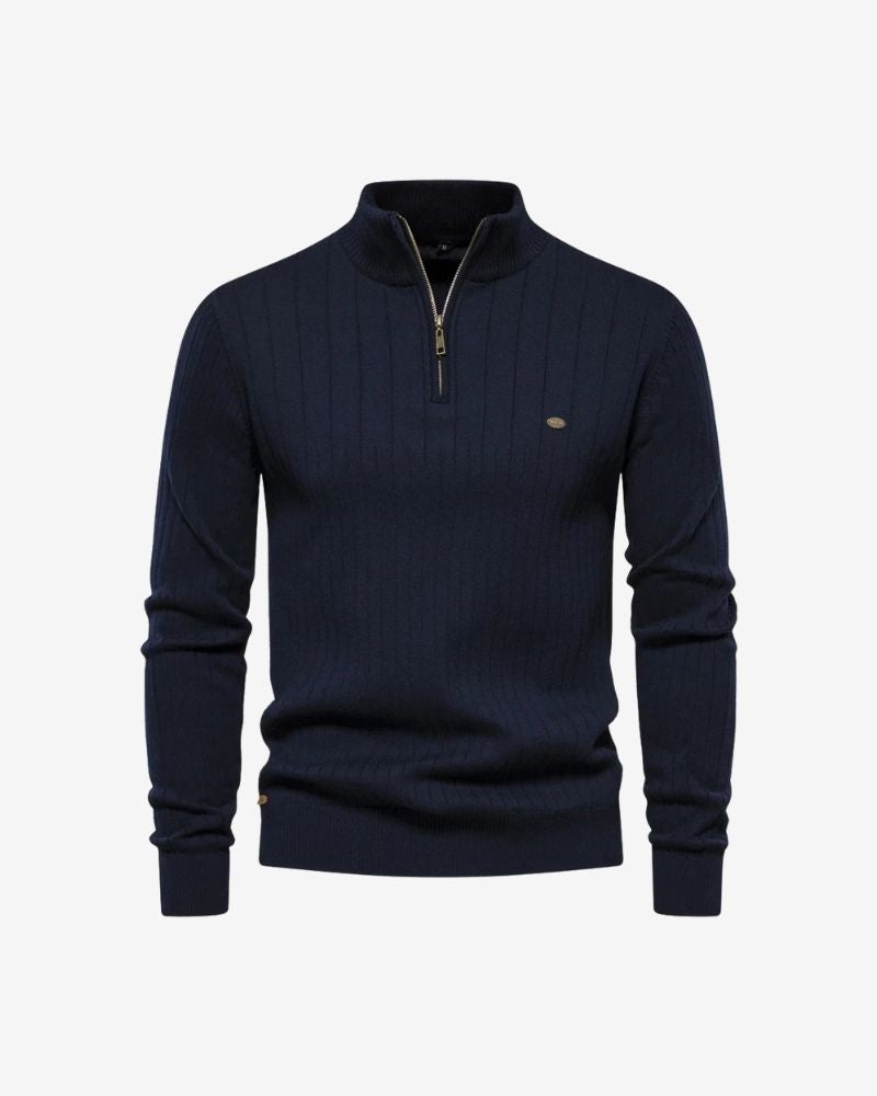 ZIPPER PULLOVER JUMPER