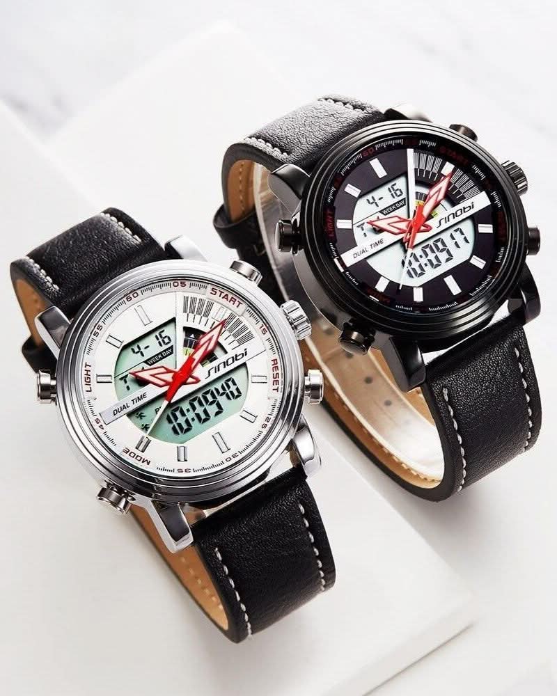 SINOBI F1 LEATHER WATCH (LIMITED EDITION) 45MM