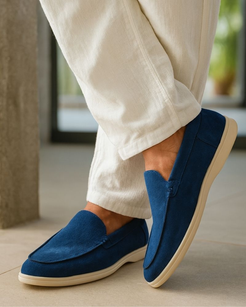 MONACO OLD MONEY SUEDE LOAFERS