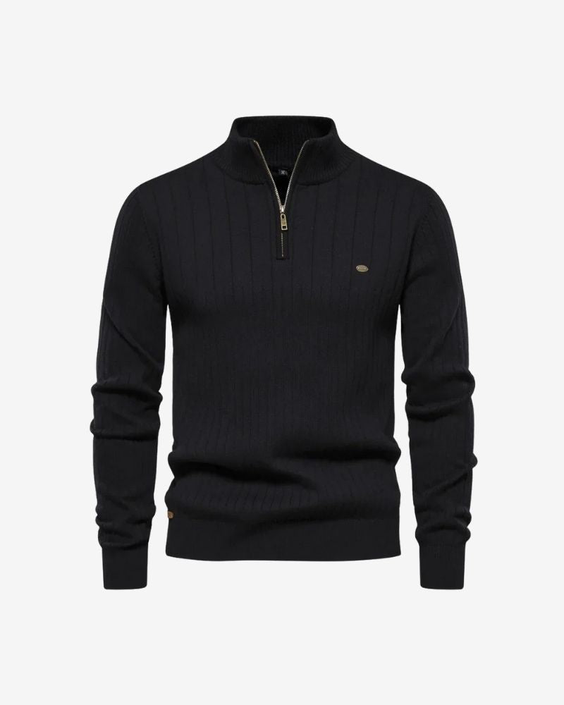 ZIPPER PULLOVER JUMPER