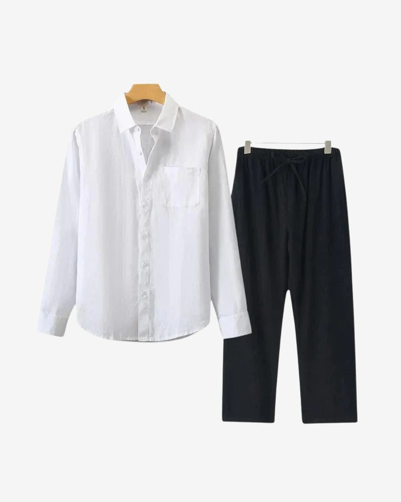 OLD MONEY LINEN SET – LONG SLEEVE