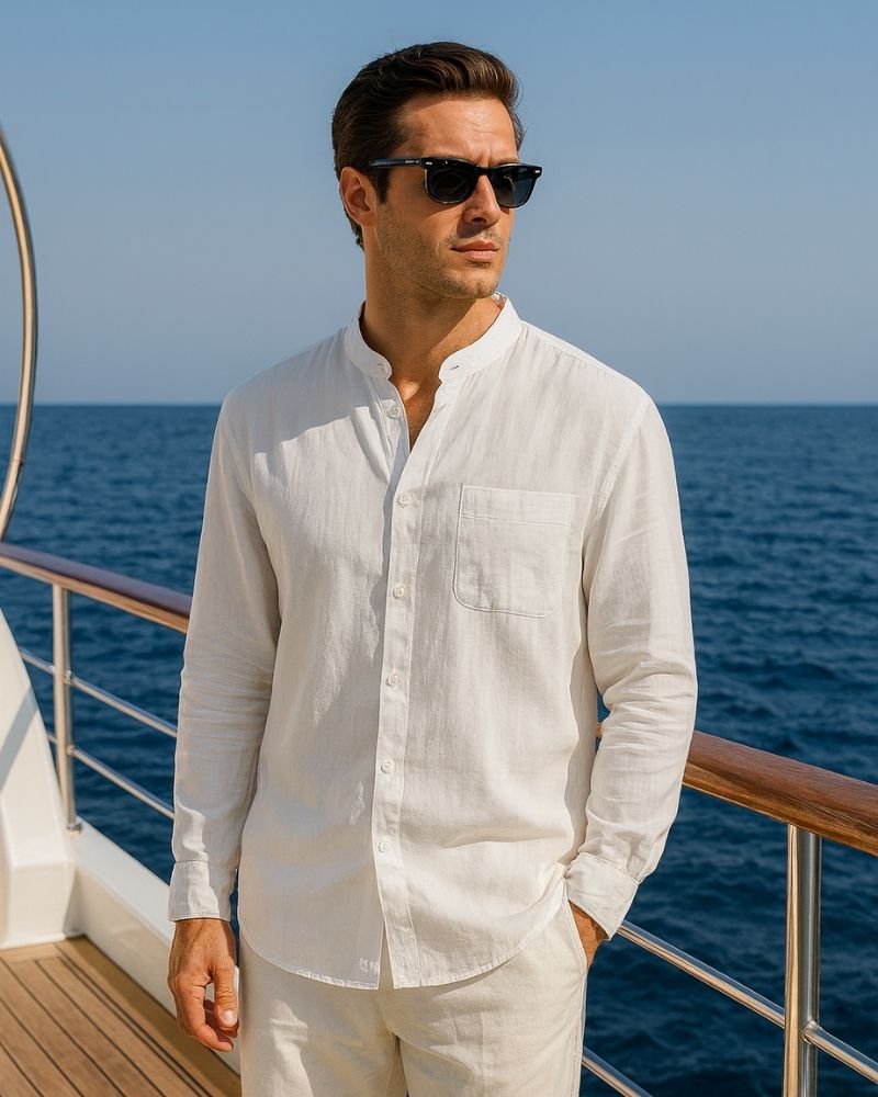 TIMELESS LINEN SHIRT – PORTOFINO