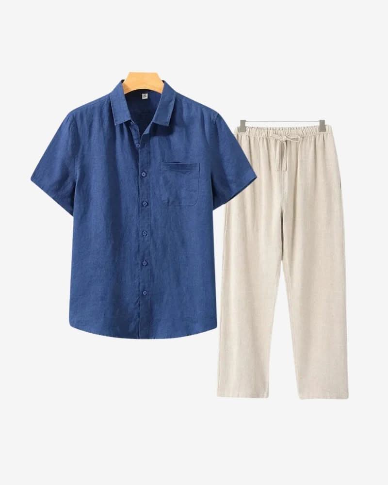 OLD MONEY OUTFIT – LINEN COMBO