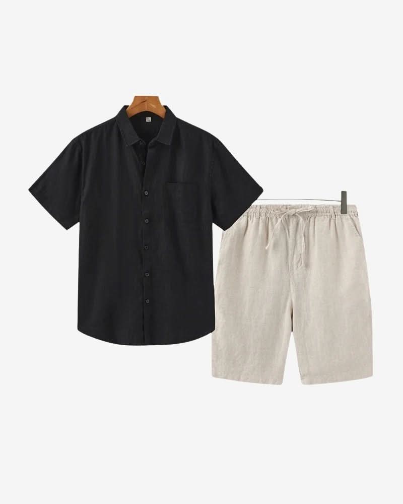 OLD MONEY OUTFIT – LINEN SHORTS COMBO