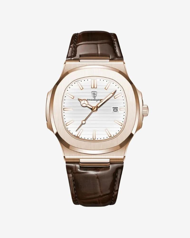 LISBON LEATHER WATCH 41MM